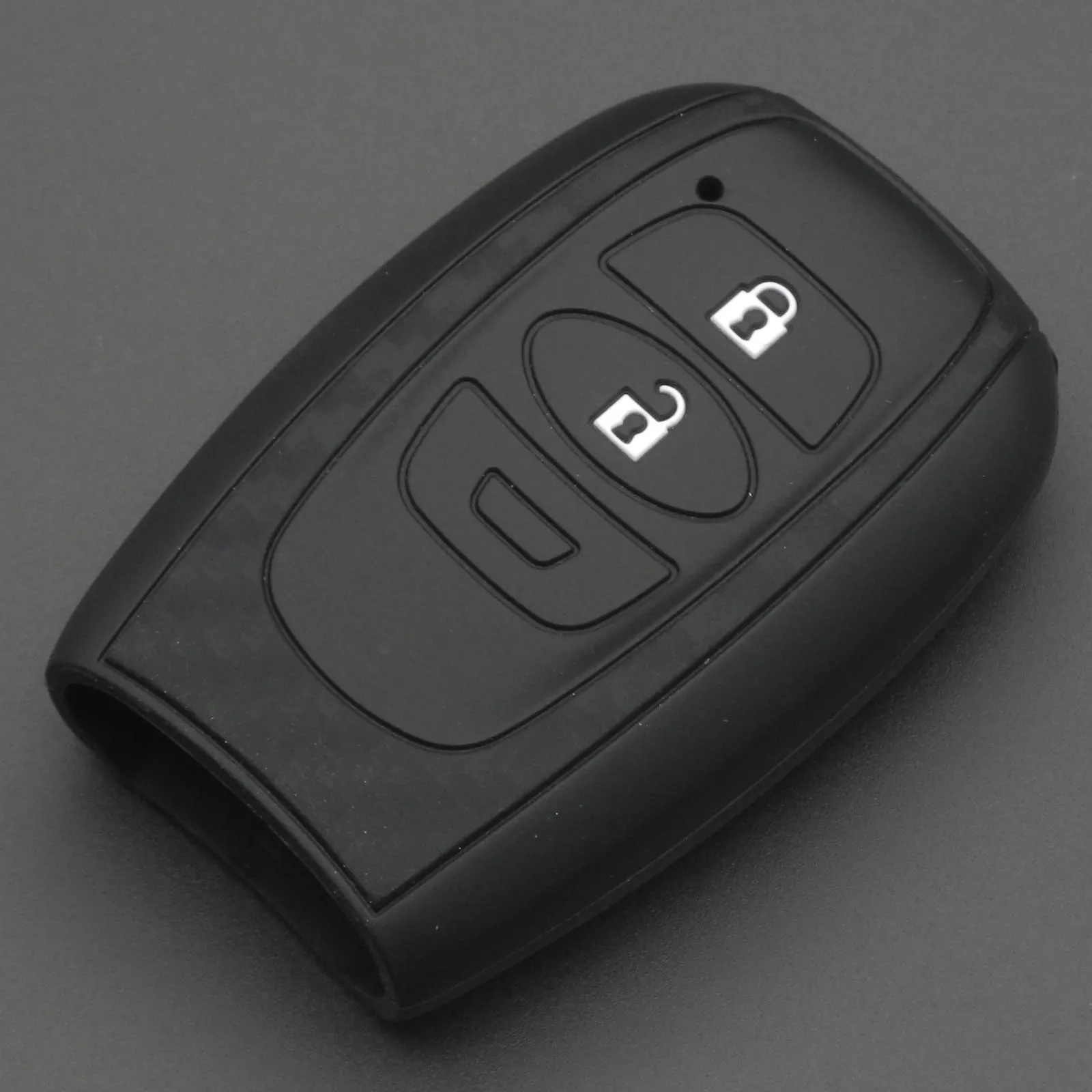 Jingyuqin силикон из углеродного волокна автомобиля дистанционного брелок, чехол для ключей Крышка для Subaru датчик для Impreza Forester XV Trezia BRZ WRX Levorg Ou - Название цвета: Without keychain
