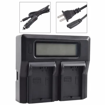 

DSTE LCD27A Dual Battery Charger with USB Port for Canon LP-E5