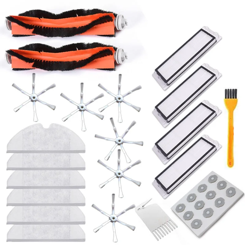 

Brushes Filters Rags Accessories Kit For Stone S50 S51 Sweeper Vacuum Cleaner