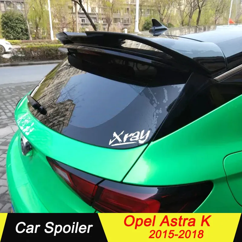 

For Opel Astra K Spoiler ABS Material Car Tail Wing Decoration Primer Color Rear Spoiler For Opel Astra K Spoiler 2015-2018