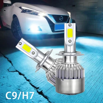 

1 Pair H7 8000K Ice Blue 110W/Pair 8000LM Car LED Headlight Bulbs Kit High Low Beam Fog Light