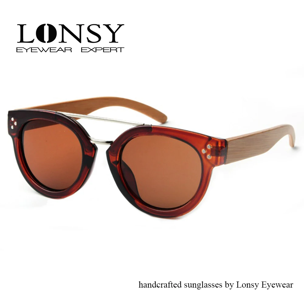Деревянные солнцезащитные очки с синими линзами LS5013|prescription sunglasses|lens sunglassessunglasses
