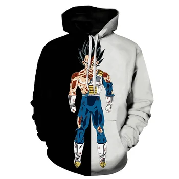 

Dragon Ball Hoodies Men 3d Sweatshirt Hooded Anime Pullover Quality Brand Hoodies Harajuku Printed Fashion Tracksuit Boy Jacket