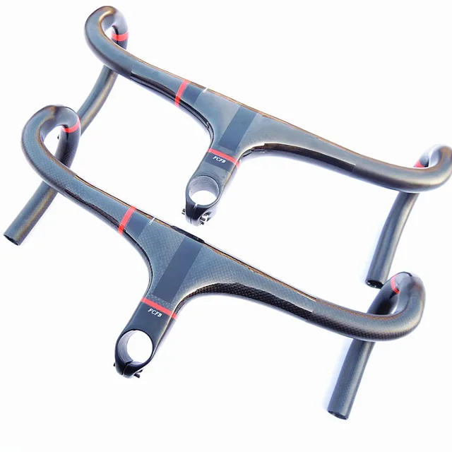 Cheap Super road Bicycles handlebar carbon handlebar Road Bike bend high modulus carbon fiber road handlebar