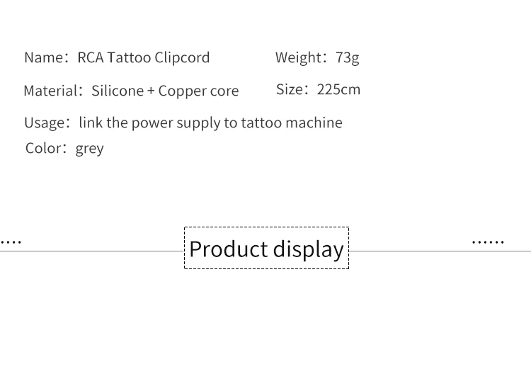 YI88in медь RCA татуировки Клип шнур черный мягкий силиконовый правый угол L тип провода коннектора для роторной татуировки машины питания