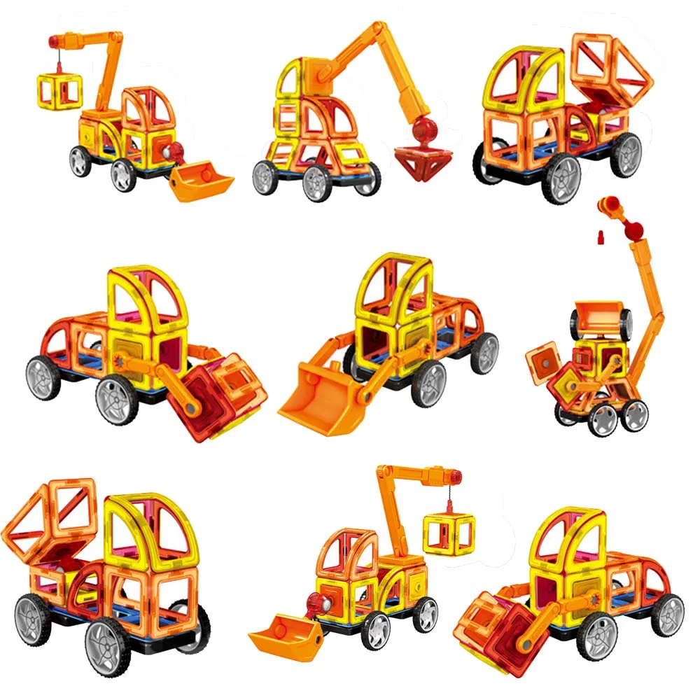 

88PCS large size magnetic building blocks children's design imagination building set educational toys children's gifts