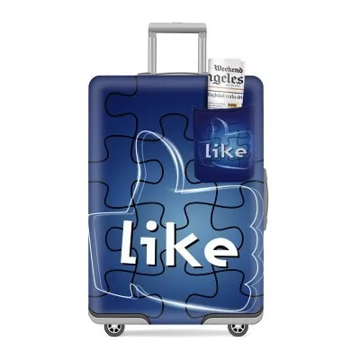 SNUGUG брендовый чемодан на колесиках от 19 до 32 дюймов, сумка для защиты от пыли, Дорожный чемодан, Эластичный Чемодан, защитный чехол для путешествий - Цвет: Puzzle