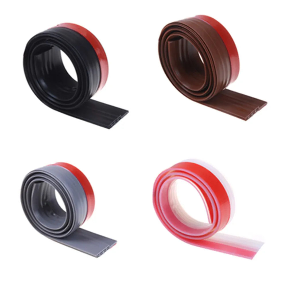

1Meter Self Adhesive Silicone Bottom Door Window Tape Rubber Sealing Strip Weatherstriping Sound Insulation