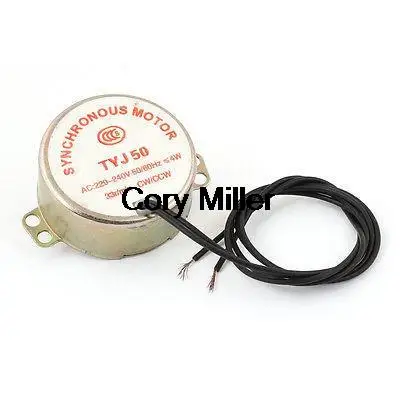 AC 220 V-240 V 33RPM 4W 50/60Hz CW/CCW 7 мм вал Dia вентилятор синхронный двигатель | Обустройство