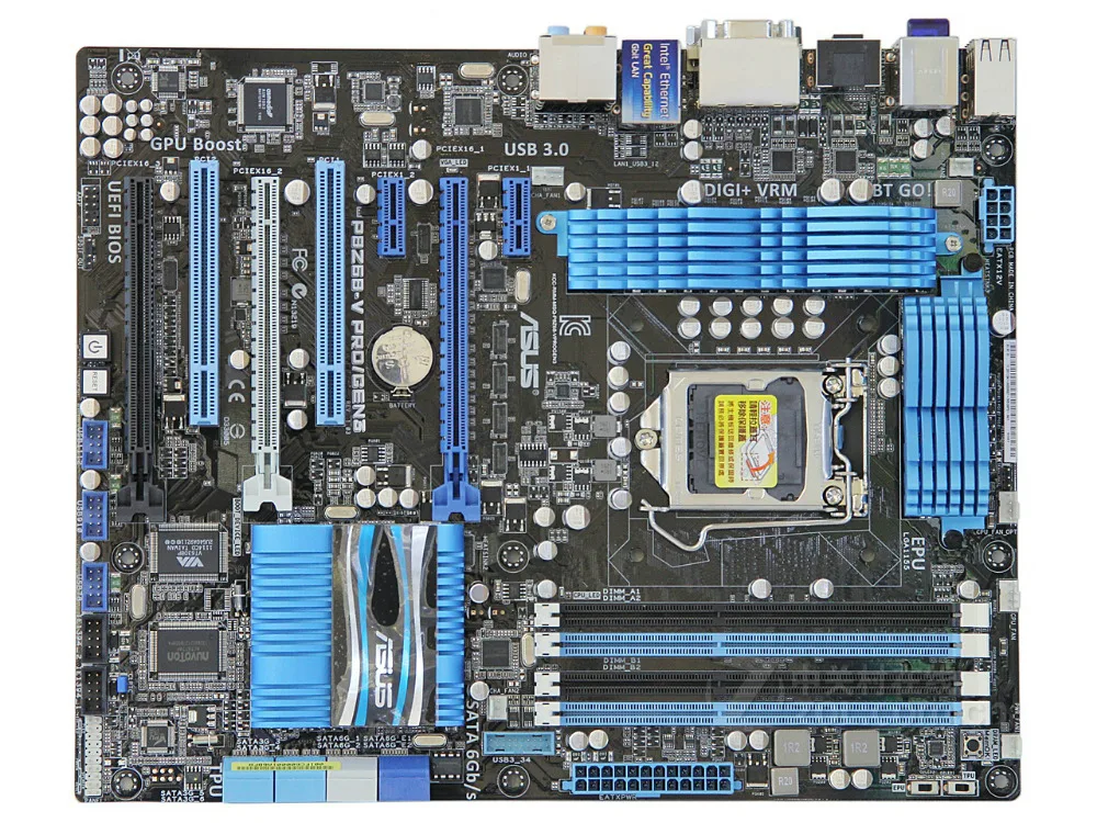 Оригинальная материнская плата ASUS P8Z68-V PRO/GEN3 LGA1155 DDR3 Z68 настольная | Компьютеры и