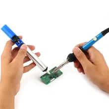 110 В Портативный 60 Вт Регулируемый Электрический Температура пистолет Сварка паяльник инструменты комплект с сумкой и несколько советов тип