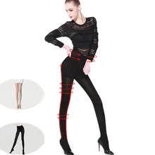 Компрессионные колготки женские 680D сексуальные брюки для похудения тонкие чулки для ног плотные трусики с регулировкой тела Shaper m-xl