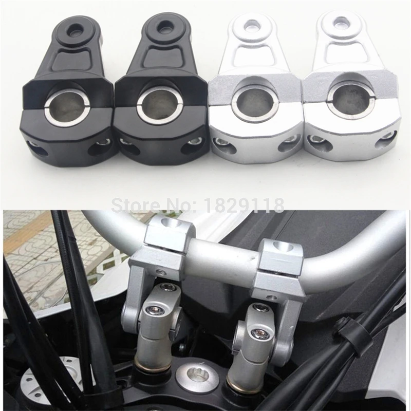 

22mm or 28mm Universal Motorcycle Handle bar Clamp Handlebar Riser Adjustable For BMW Yamaha Honda Suzuki Ducati Benelli Aprilia