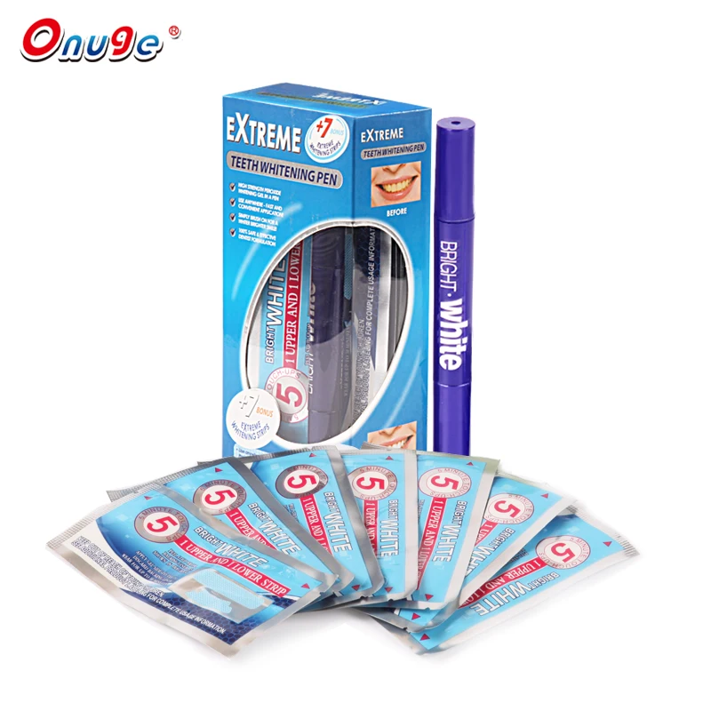 Onuge Wholesale Teeth Whitening Strips+1 Pen Whitener Kits ...