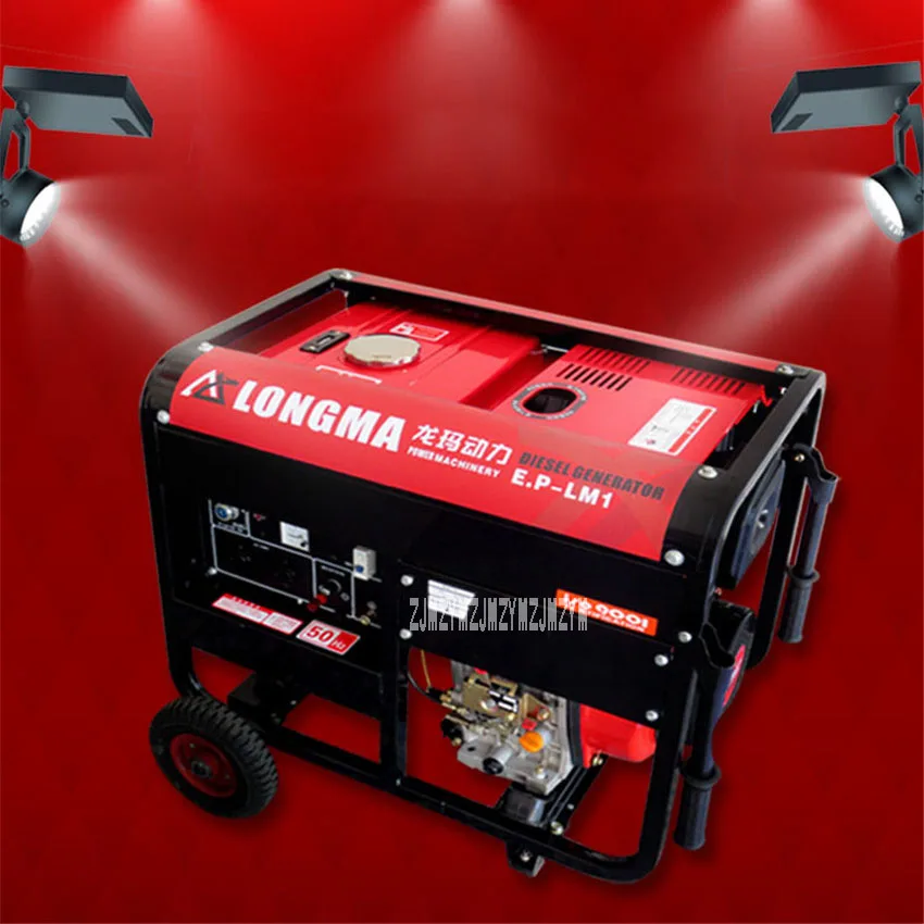 New 8KW Hand Push Type Electric Starting Diesel GeneratorSingle-phase 220V/ Three-phase 380v Household Small Diesel Generator New 8KW Hand Push Type Electric Starting Diesel GeneratorSingle-phase 220V/ Three-phase 380v Household Small Diesel Generator