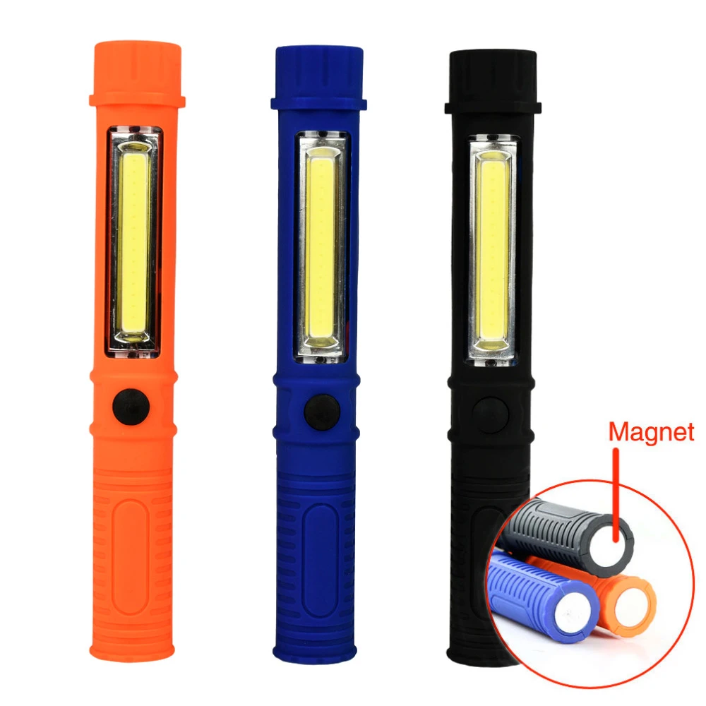 COB LED wiederaufladbar magnetisch Stift Clip Hand Taschenlampe Arbeitslampe Neu COB LED wiederaufladbar magnetisch Stift Clip Hand Taschenlampe Arbeitslampe Neu