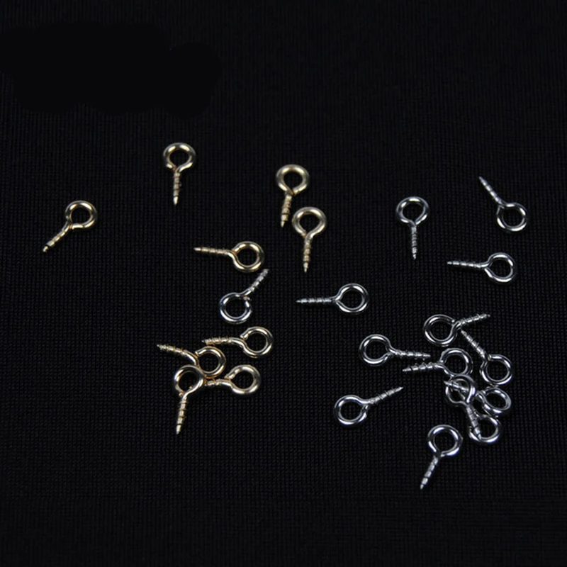 

[50pcs/pack] Boilie Bait Screw Peg for Carp Fishing Hair Rig Slide Rig Pop Up High Carbon Steel Fishing Accessory 8mm 10mm 15mm