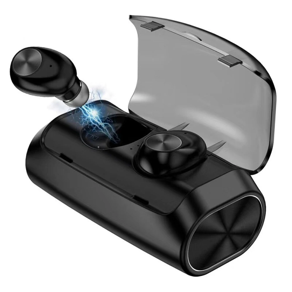 Наушники гарнитура Mini Bluetooth 5,0 наушники стерео Беспроводные спортивные наушники гарнитура Водонепроницаемая с зарядным устройством