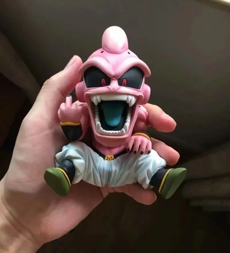 Dragon Ball Z Majin Buu Frieza Majin Boo фигурка freeza экшн-фигурка ПВХ игрушки коллекция кукла аниме мультфильм модель 12 см - Цвет: Buu Opp Bag