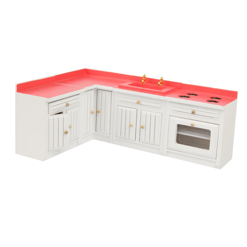MagiDeal 1//12 Dollhouse Miniature Furniture Stove Cabinet Cleaning Kit