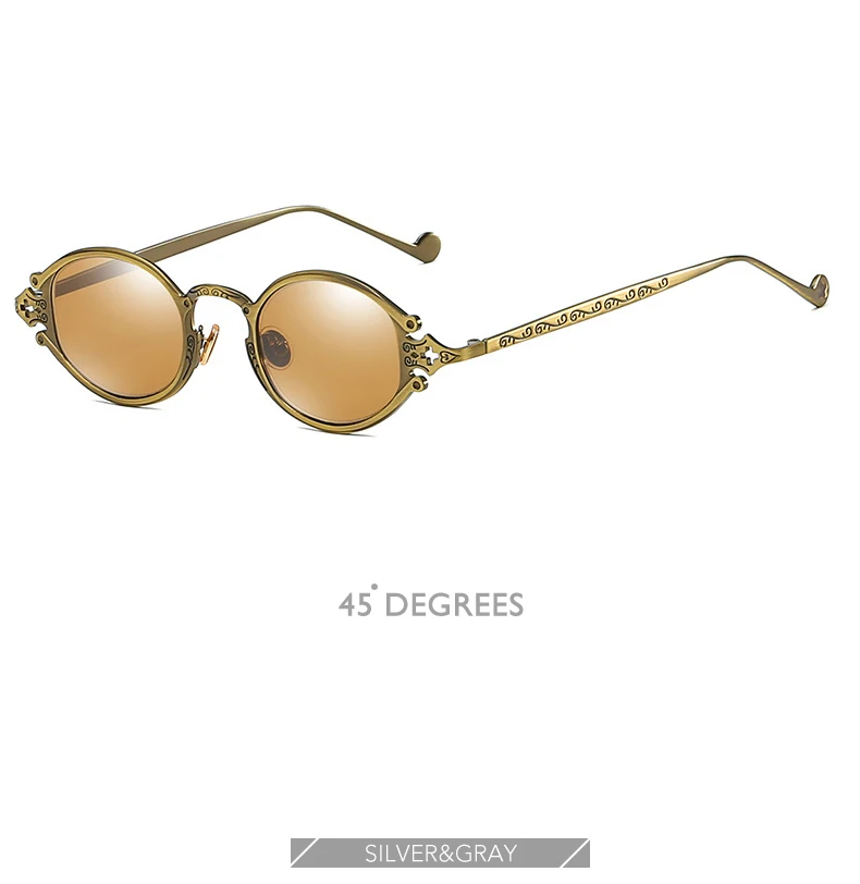 Королевские женские Овальные Солнцезащитные очки, роскошные брендовые дизайнерские солнцезащитные очки, мужские металлические круглые очки, Винтажные Солнцезащитные очки ss502