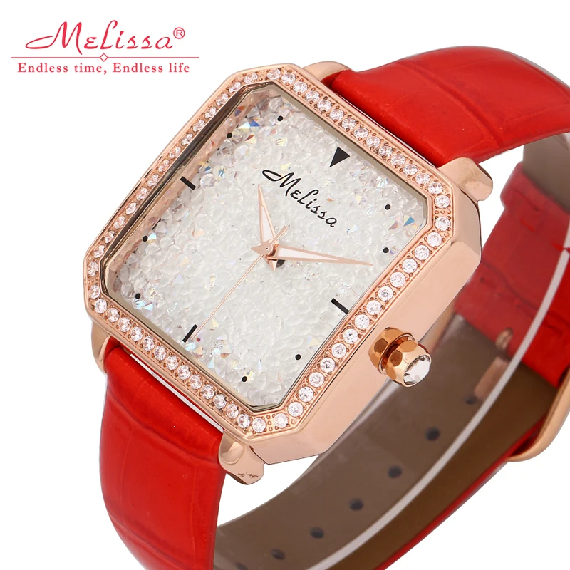 Austria Crystal Fashion Watches Luxury Women Watch Miyota Quartz MELISSA Waterproof wrist Watches Relogio Feminino Sapphire