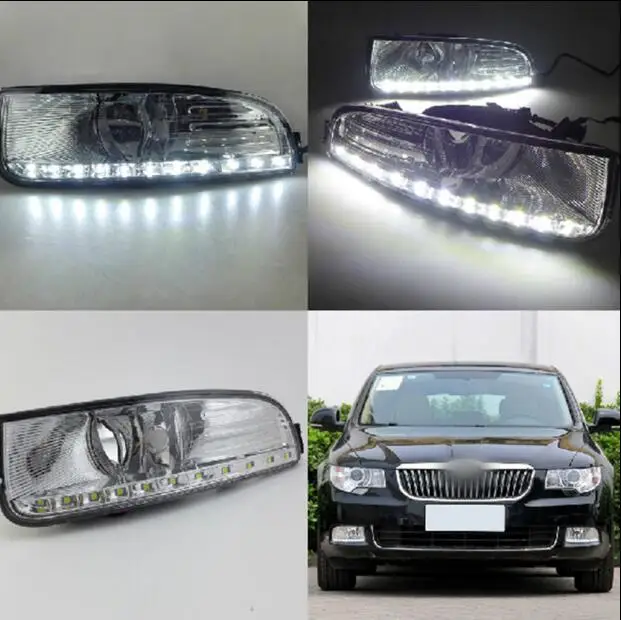 Hireno Super bright LED Daytime Running Light for Skoda Octavia 2010 13 LED  Car DRL fog lamp 2PCS|daytime running lights|led daytime running  lightrunning lights - AliExpress