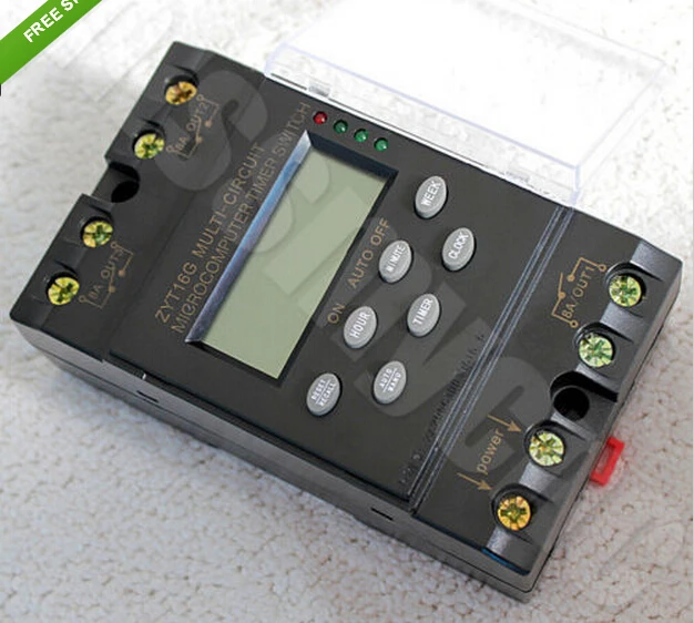 220V 8A Micro Computer Din Rail Waterproof Multi Channel Automatic Program/Programmable Timer