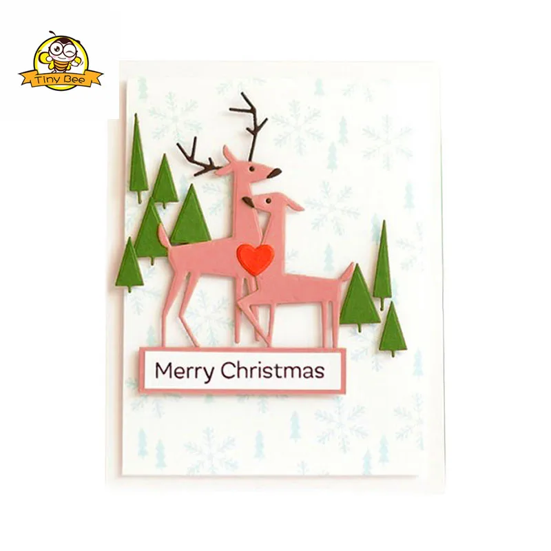

Happy Merry Christmas Clear stamp DIY Scrapbooking Card Stencil Paper Cards Handmade Album Stamp Die Sheets