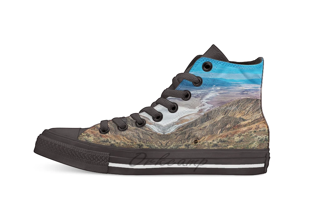 

Dantes View Unisex High Top Canvas flat Casual Custom shoes Drop Shipping