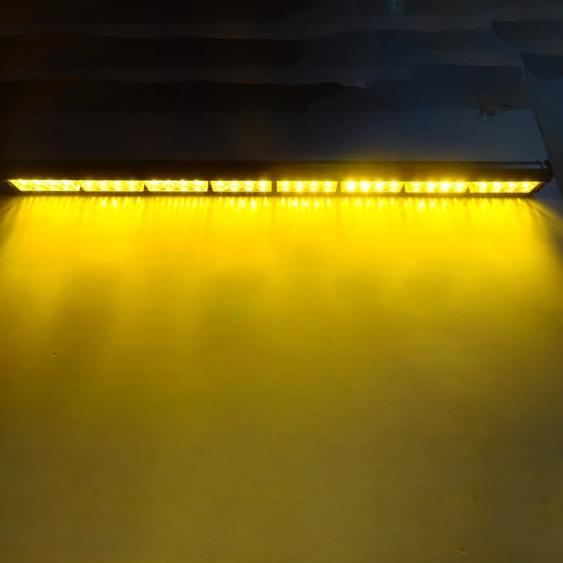 

led flash bar light Automotive Emergency warning lightbar Police interceptor intimidator hazard signal safety patrol strobe lamp