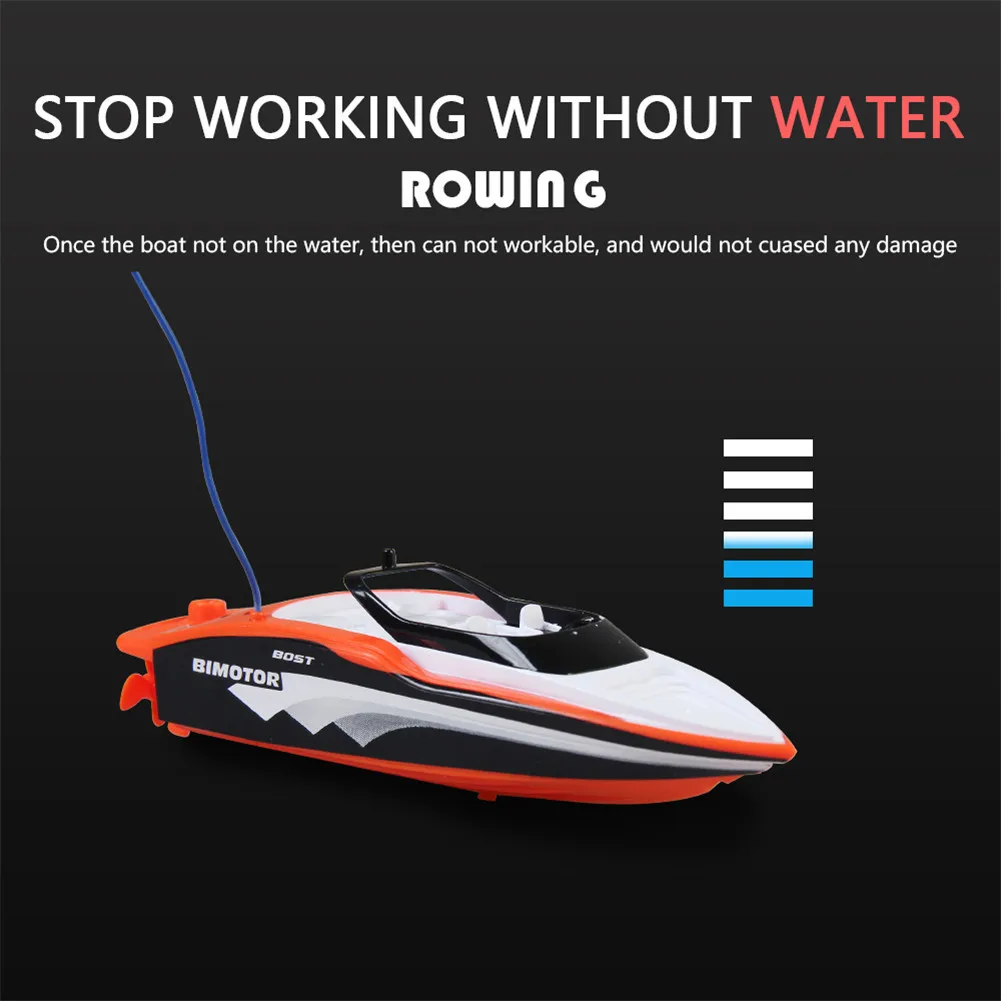 Мини перезаряжаемая RC лодка инновационная Детская летняя игрушка для воды на открытом воздухе дистанционное управление скоростные лодки для детей подарок