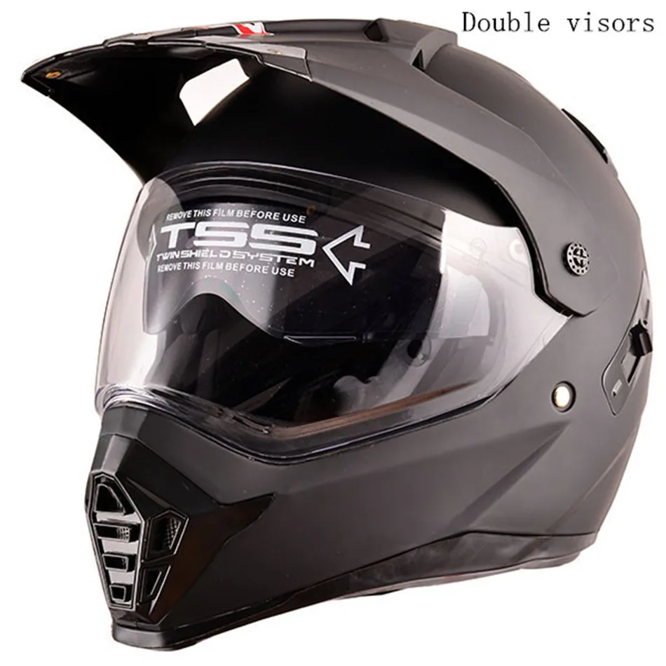 

Motorcycle Helmet Dual Lens Visor Motorbike Moto Scooter Motor Helmets Removable Inner Riding Racing Helmet