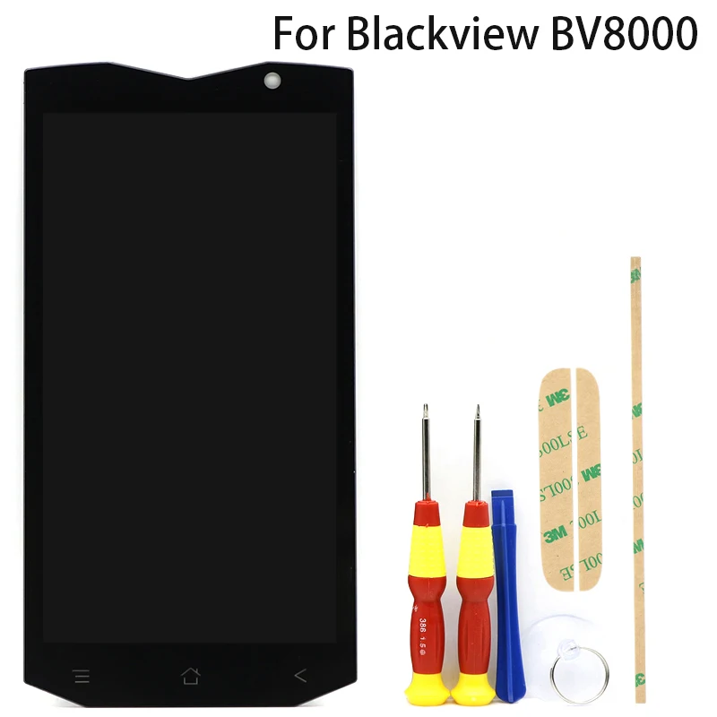 For Original Blackview BV8000 Pro LCD Display and Touch Screen Digitizer Assembly Replacement +Tools | Мобильные телефоны и