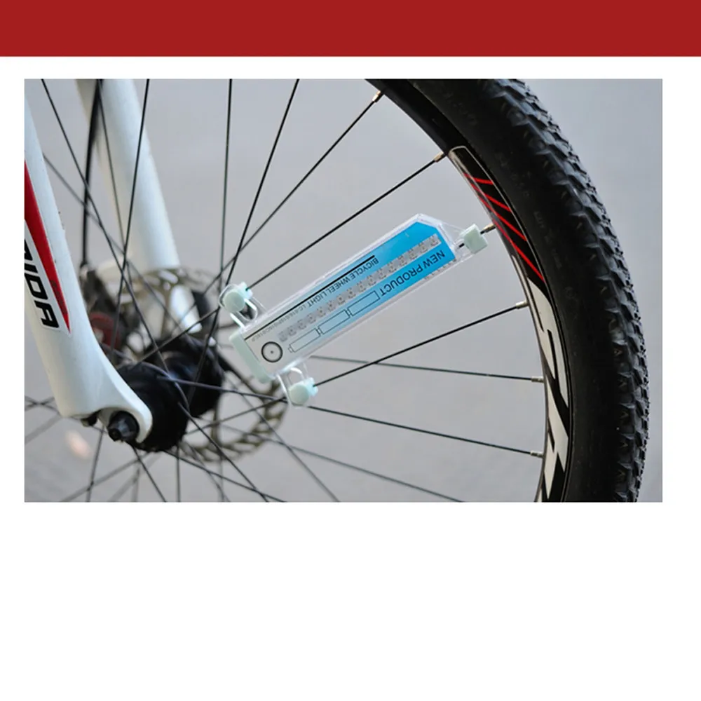 32 светодиодный светильник с цветным рисунком для велосипедных колес, сигнальный светильник для безопасности велосипеда, Новое поступление