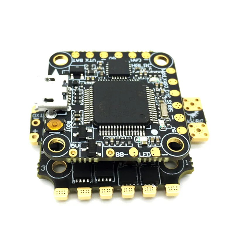 HGLRC XJB F440 F4 контроллера полета OSD BEC и 40A Blheli_32 3-5 S ESC DSHOT1200 для дрона с дистанционным управлением для мультикоптеров запасные Запчасти