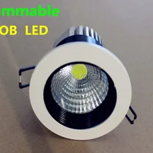 Высокое качество 20 штук cob-светодиоды с регулируемой яркостью Downlights5W 7 Вт 10 Вт 12 Вт светодиодный углубленные осветители, теплый белый холодный/чистый белый CE по ограничению на использование опасных материалов в производстве+ Драйвер