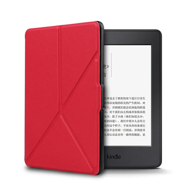 Тонкий умный чехол-подставка из искусственной кожи для Amazon Kindle Paperwhite 1 2 3 2013 6,0 дюймов многоразовый кожаный чехол+ стилус