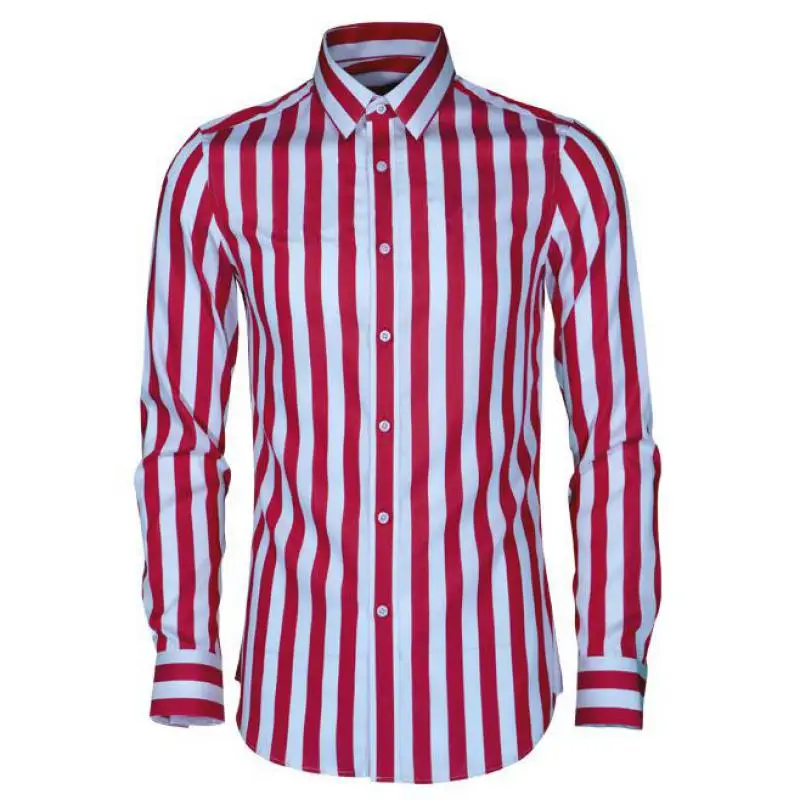 Luxury Silk Cotton Men Shirt Fashion 