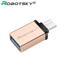 Robotsky USB3.0 Tipo C Tipo di Convertitore-C per Otg Usb 3.0 Usb Adattatore C per Chromebook Macbook Huawei P9 xiaomi 4C Nexus 5X LG G5