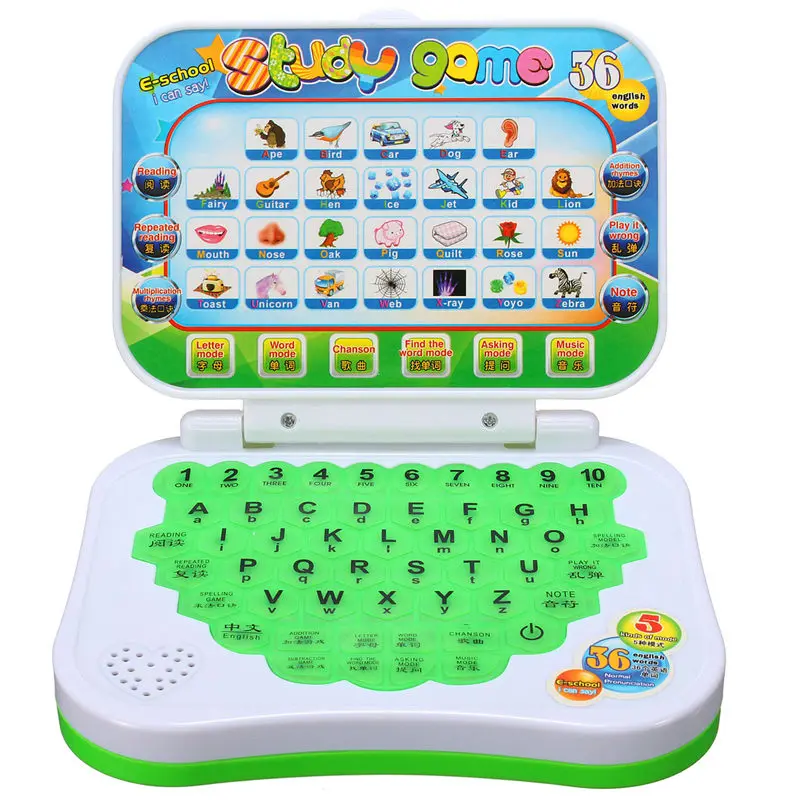Buy Toy Computer Laptop Tablet Baby Children Educational Learning Machine Toys