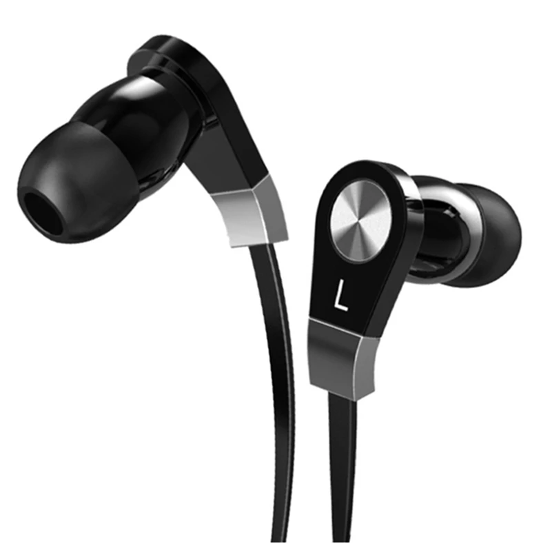 Icoque проводные наушники вкладыши Hifi стерео басы 3 5 мм плоский кабель с микрофоном