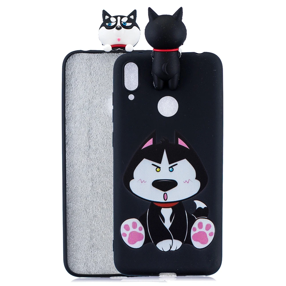 Etui Huawei Y5 Y6 Y7 Y9 Prime Cases 3D Kawaii Panda Unicorn Silicon Cover on for Funda Huawei Y5 Y6 Y7 Y9() Phone Case - Цвет: 5