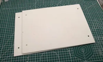 

2pcs Tornado 3D printer heating/heated bed backing thermal ceramic cotton insulation sheet 3mm thick
