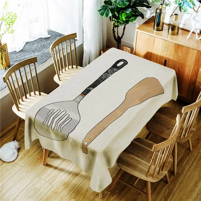 3D цифровая печать, прямоугольник, полиэстер, столовая, resurant, кухня, водостойкая скатерть, покрытие, орнамент - Цвет: BO235