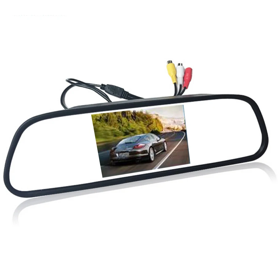 4 3 4 3 inch TFT LCD Color font b Car b font rear view mirror