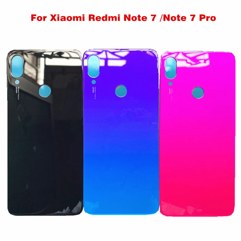 Для Xiaomi Redmi Note 7 Pro Чехол для аккумулятора черный чехол note pro замена корпуса