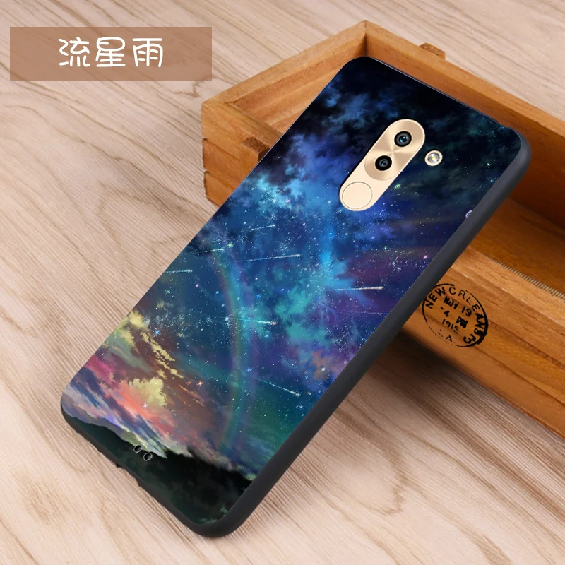 Huawei honor 6x Case Original Cover for Huawei honor 6x Bag Case Cover Skin Wolf Fish Skull honor 6x Fundas 100% BiNFUL 18