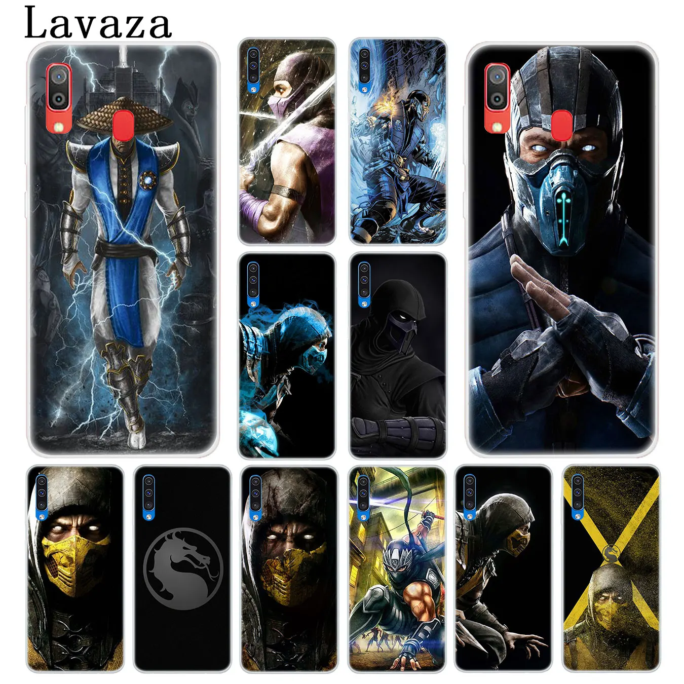 Твердый прозрачный чехол для телефона Lavaza Mortal Kombat Samsung Galaxy A10 A20 A30 A40 A50 A60 A70 M40 M30 M20