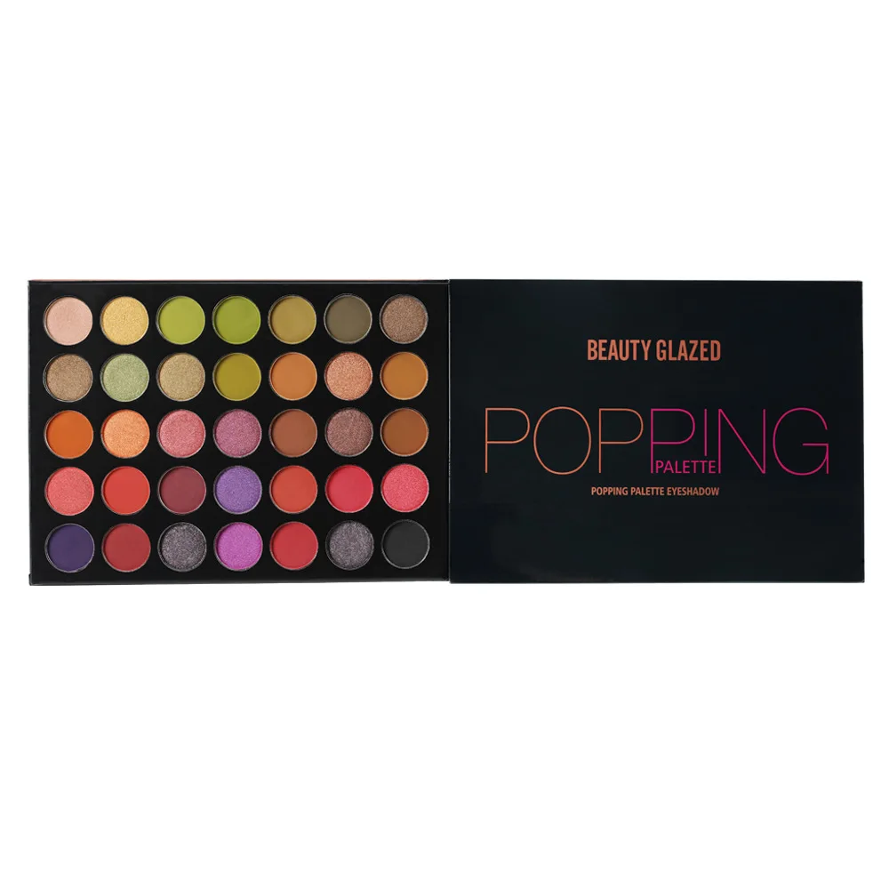 

35 color high gloss matte eye shadow morphes pearl eye shadow